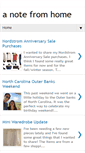 Mobile Screenshot of anotefromhome.com